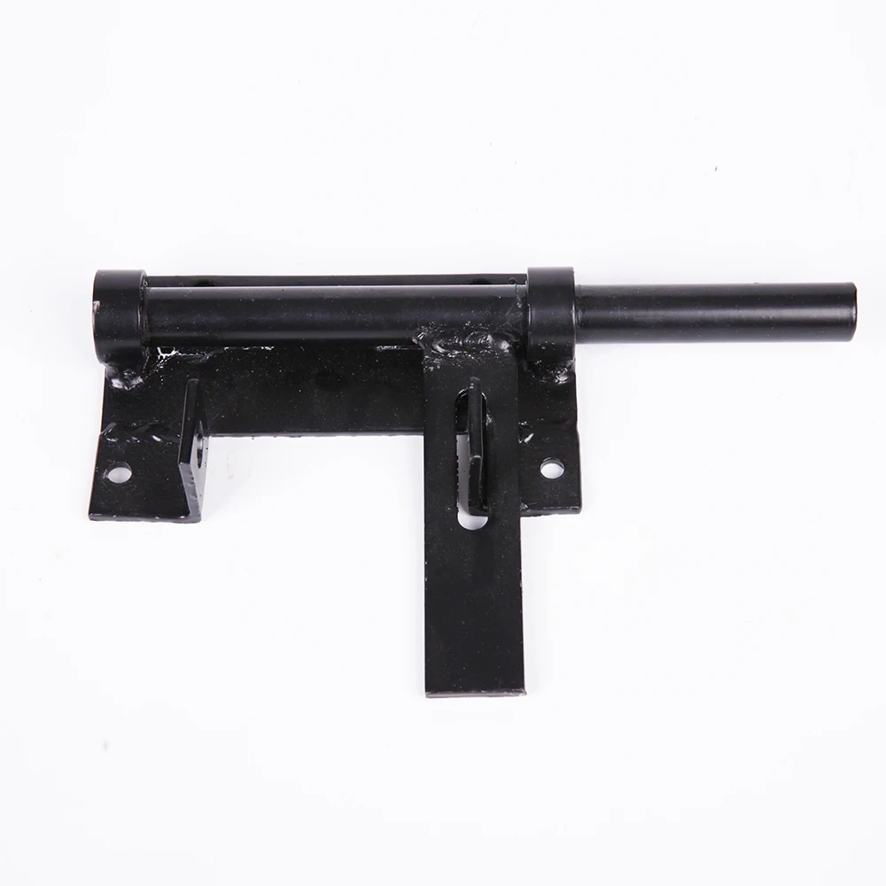 Door Hardware Type Black Powder Coated Heavy Duty Bolt Loaded Latch High Quality Durable Door Latch