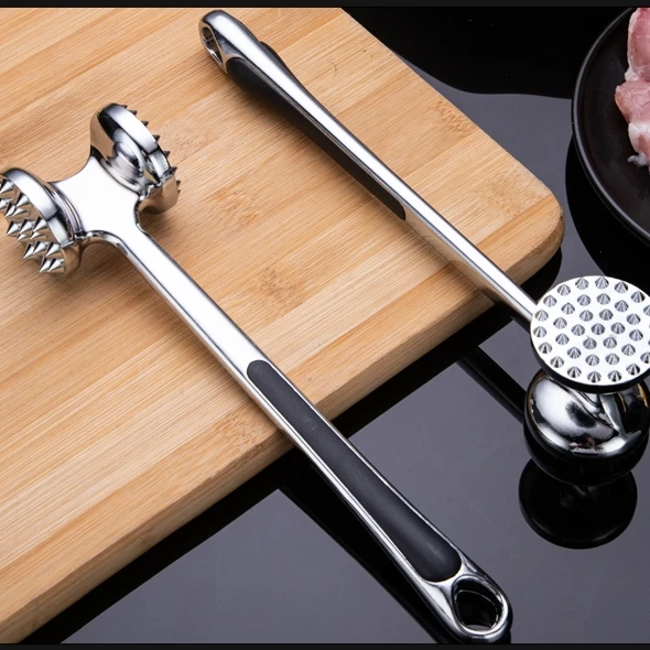 Kitchen Gadgets Meat hammer Two Side Multifunction Aluminum alloy Meat Tenderizer Chicken Beef Steak Hammer