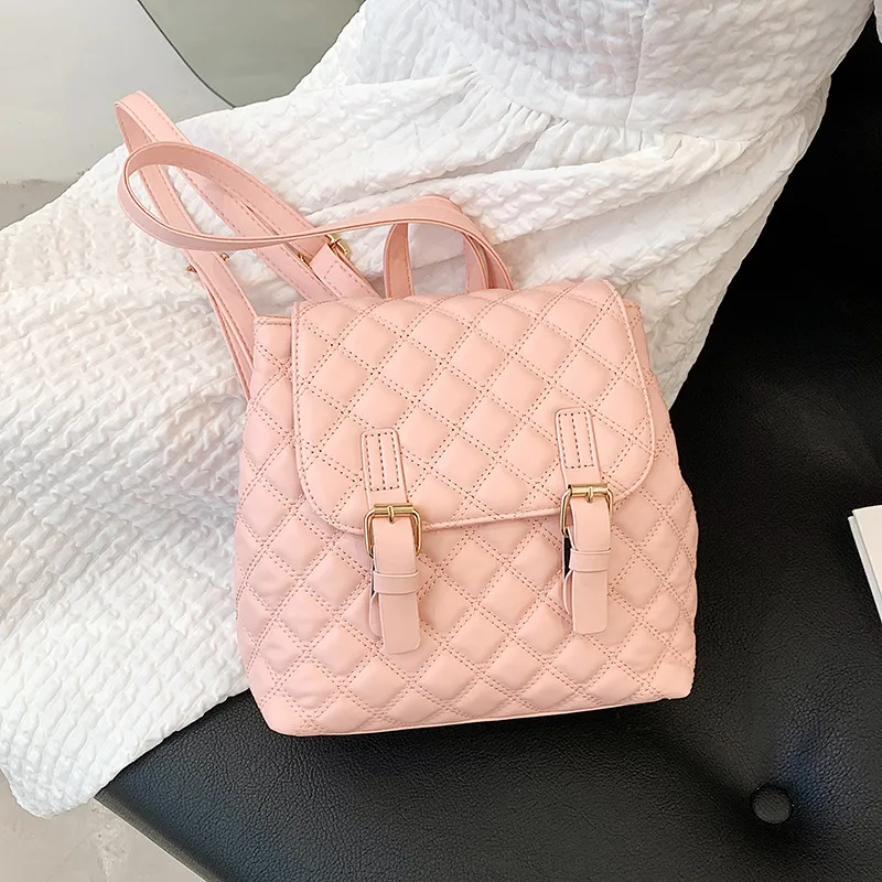 Fashion Style Famous Brand Quilted Back Pack School Bags Travel Bags Pop It Book Bag for Women Luxury Purses and Handbags 2022