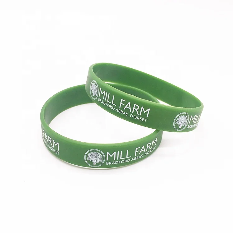 2021 Customized Design Personalized 1inch printed silicone bracelet