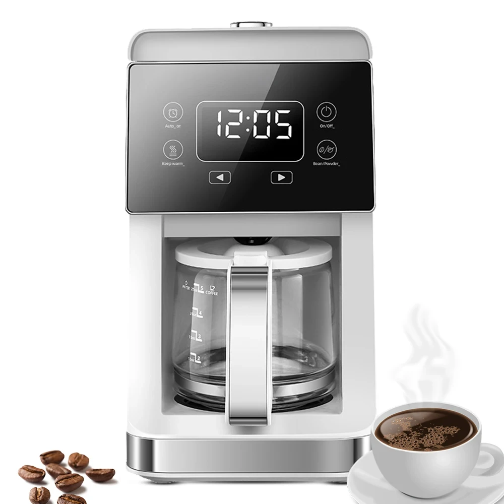 Бытовая профессиональная кофеварка Barista свежемолотая американская автоматическая для кофе
