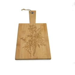 Manufacturer Quality Bamboo Cutting Board with Holder For Kitchen