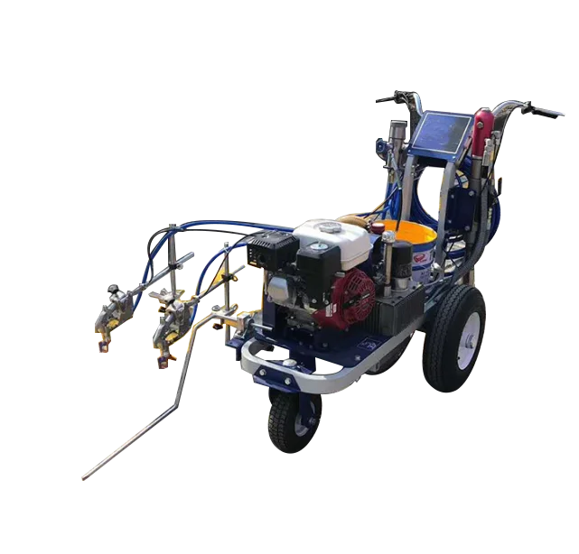 China Cheap Price Mechanical Plunger Hand Push cold spraying line painting road marking machine cold paint for sale