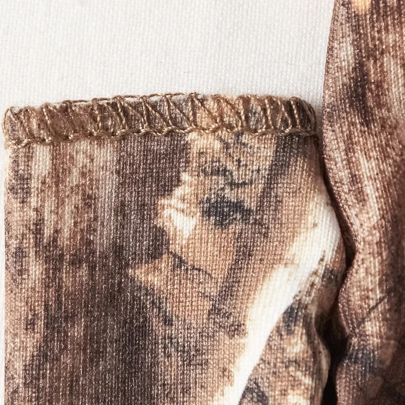 Amazon Custom logo Full Finger Neoprene Men Women Cold Brown Camo Hunting Gloves