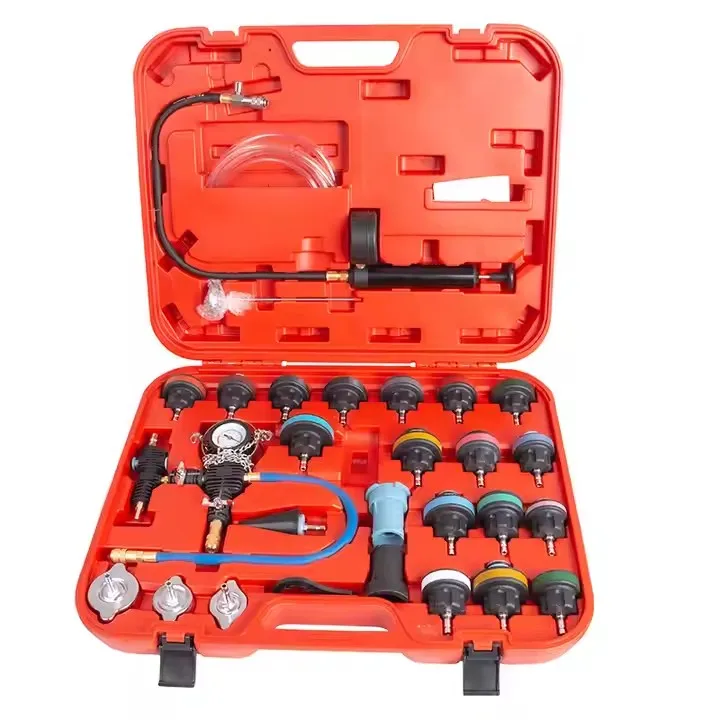 28pcs Radiator Vacuum Pressure Gauge Tester Cooling System Tool