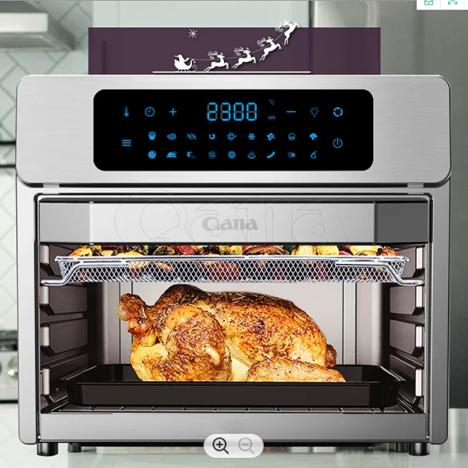 QANA Factory Wholesale OEM Mini Non-stick Smart Cooking Digital Electric Air Deep Fryer Horno Para Pan Food Processor Roaster