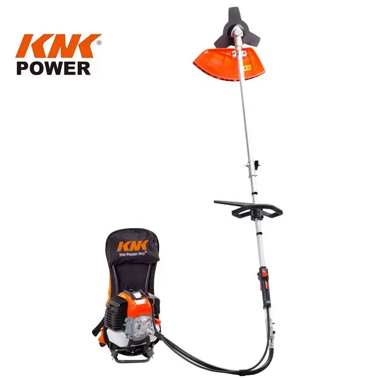42.7CC High Powerful Backpack Gas Brush Cutter 2 Shaft Higher Fuel Efficiency Kasei BG430A String Trimmer 2-Cycle Loop Handle