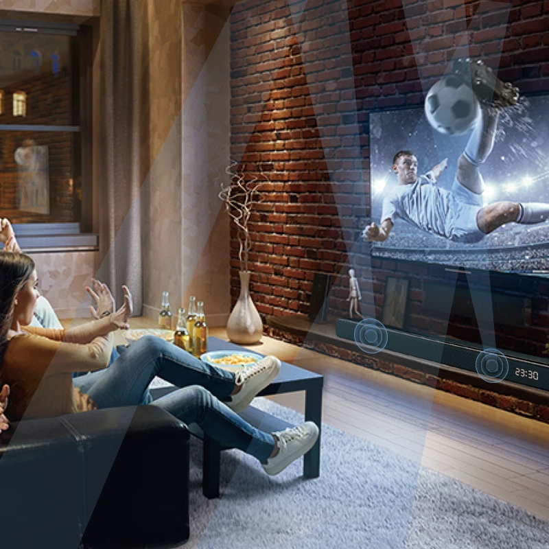 5.0 Soundbar TV Wireless Sound Bar Home Theater Surround Speaker System