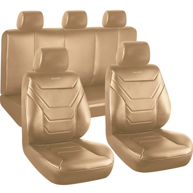 Fashion hot sale easy-to-clean PU leather luxury universal car seat cover