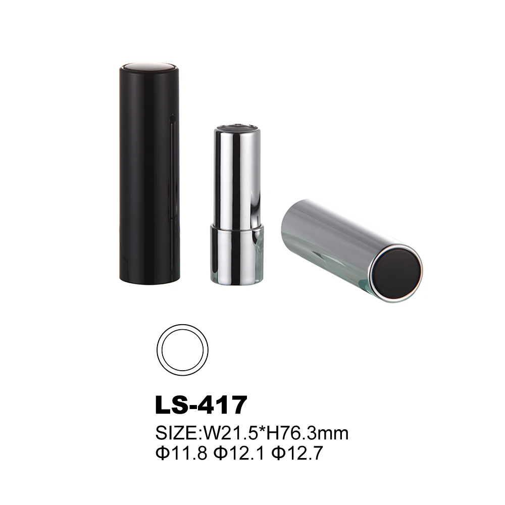 Wholesale lipstick tubes red lipstick container luxury metal lipstick tube empty plastic tube for cosmetic packaging