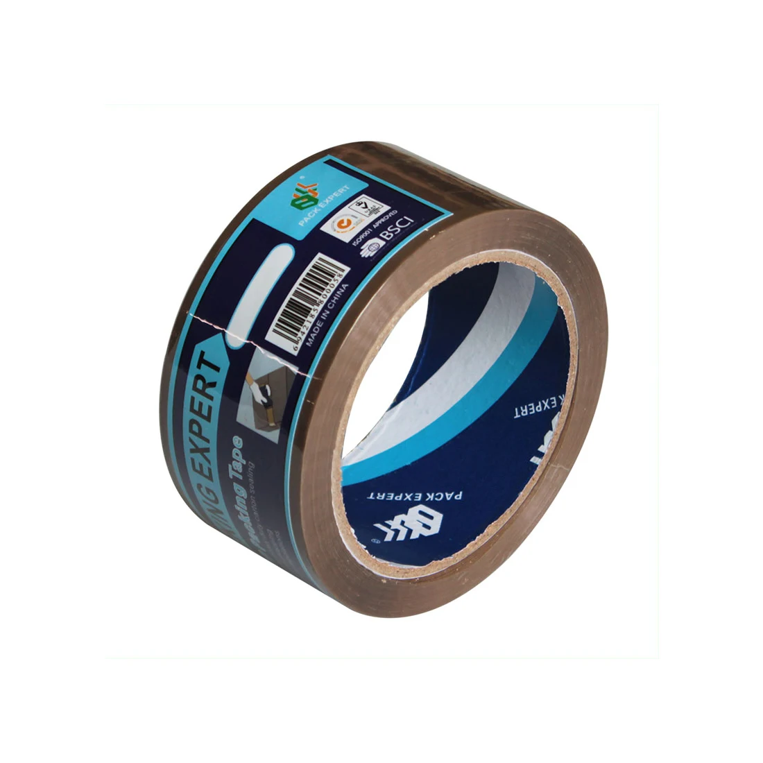 Прочная несущая способность, низкий уровень шума, коричневая упаковочная лента, дешевая высокоадгезивная упаковочная лента