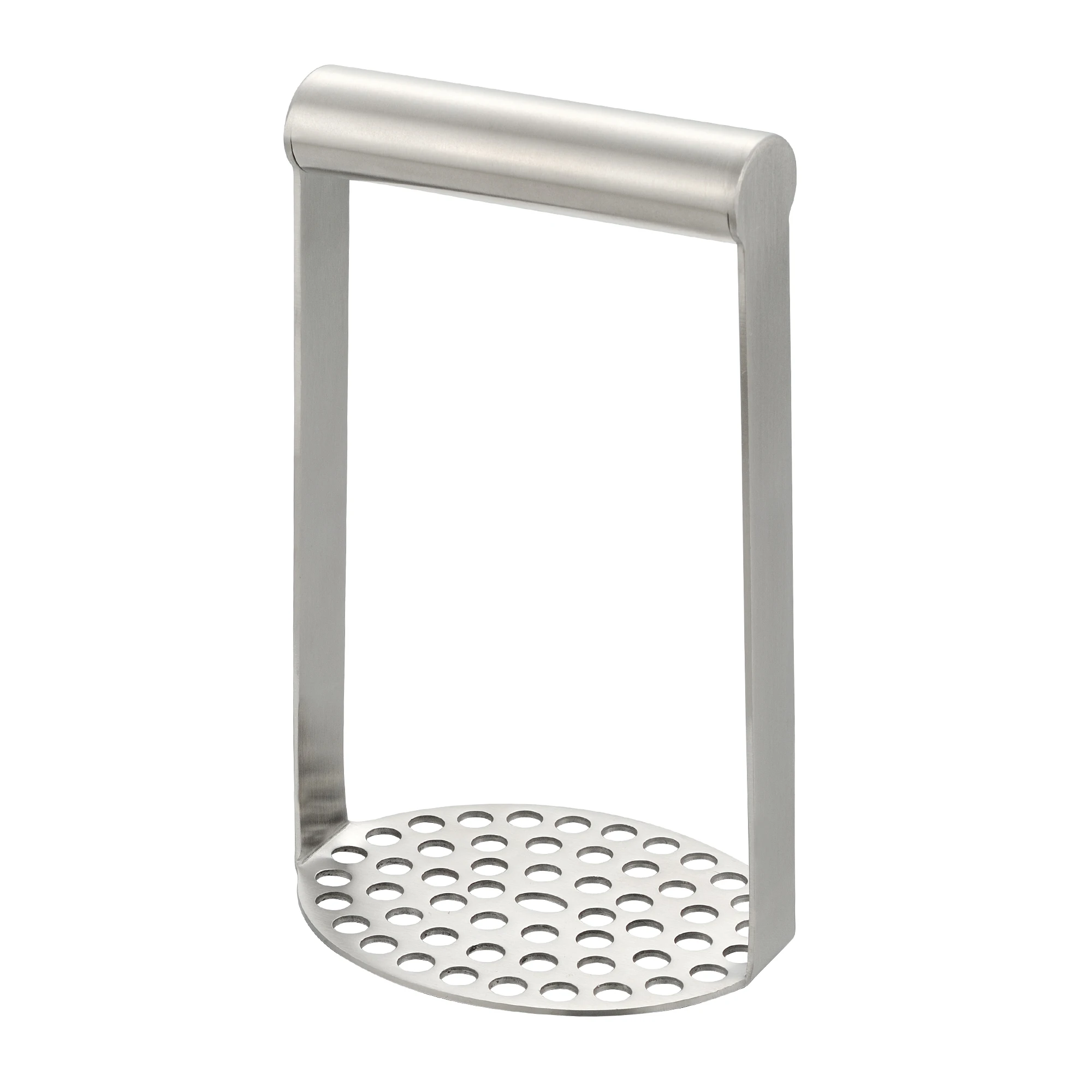 Top Quality Kitchen Stainless Steel Horizontal Handle Heavy-Duty Potato Masher