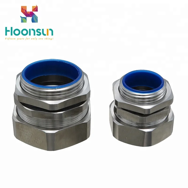 PA66 Stainless Liquid Tight Zinc Alloy Brass Hose Fitting Flexible Conduit Connector
