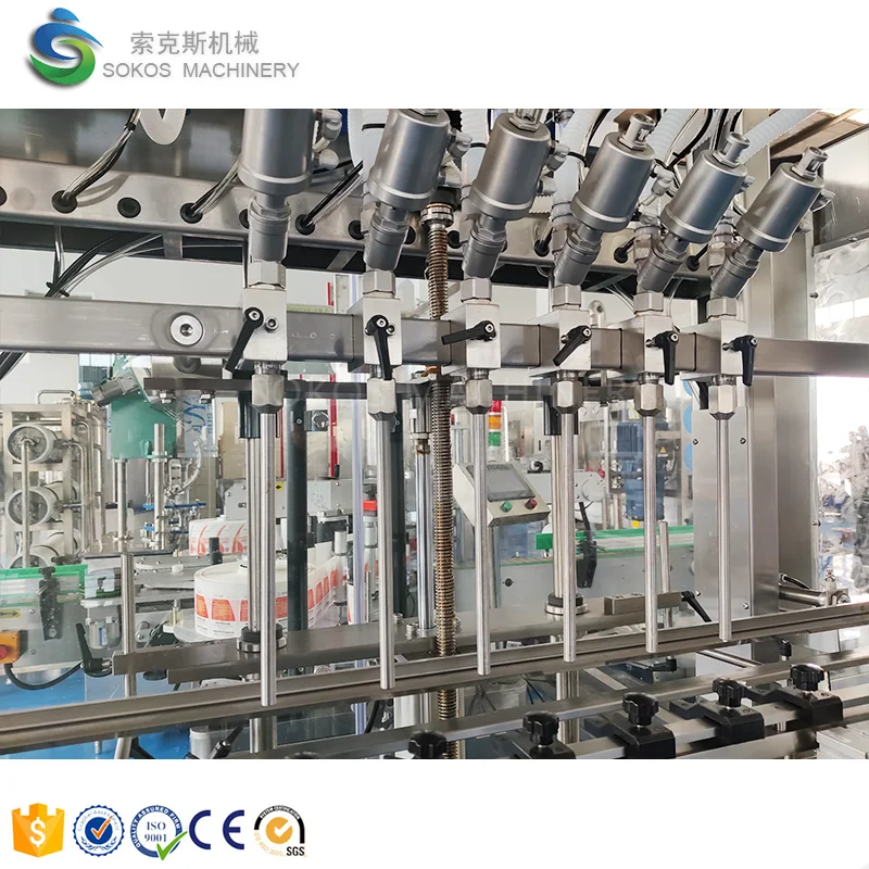 Automatic Hot Pepper Sauce Salad Dressing Bottling Machine