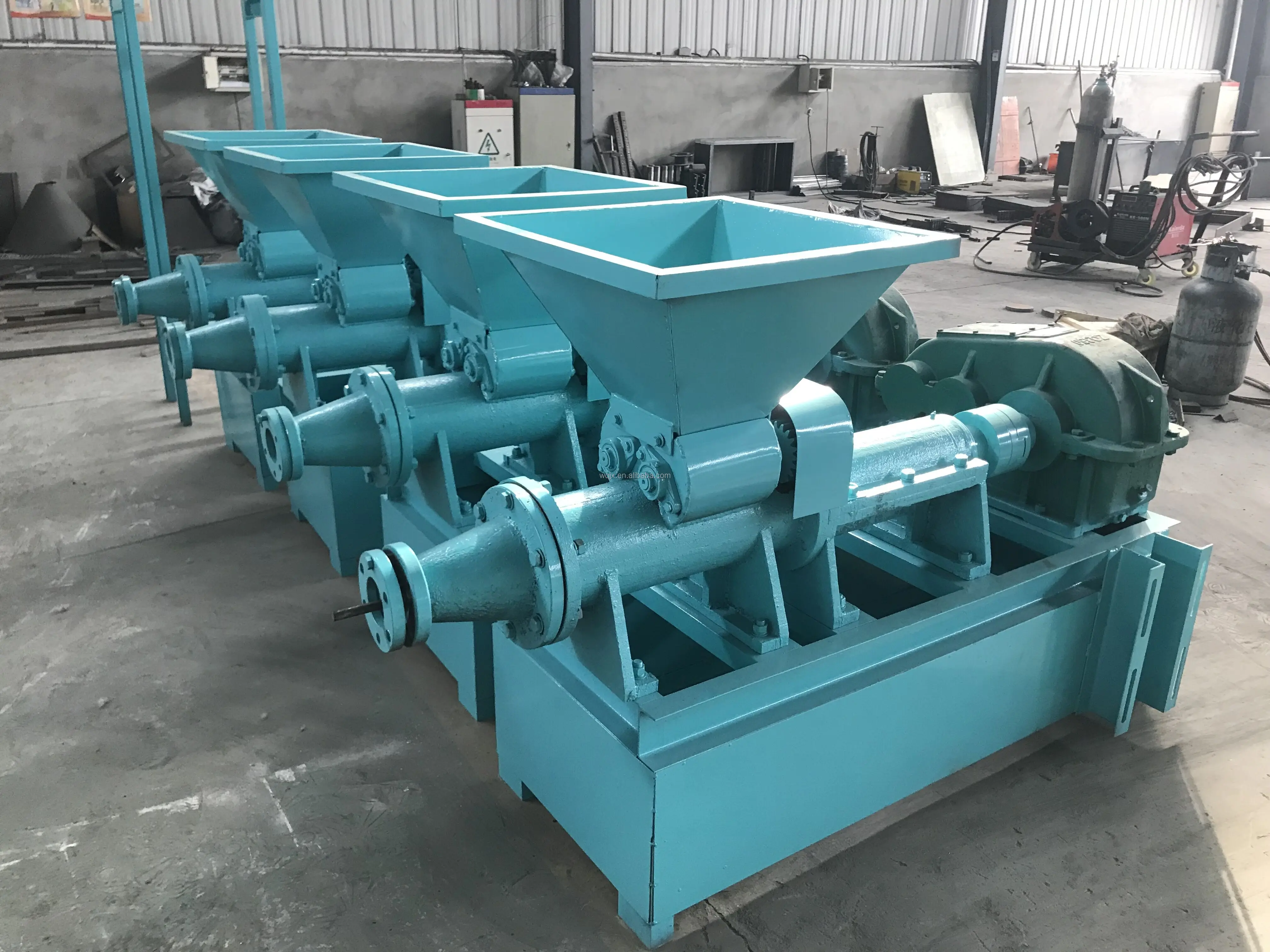 Coconut shell charcoal briquette press machine