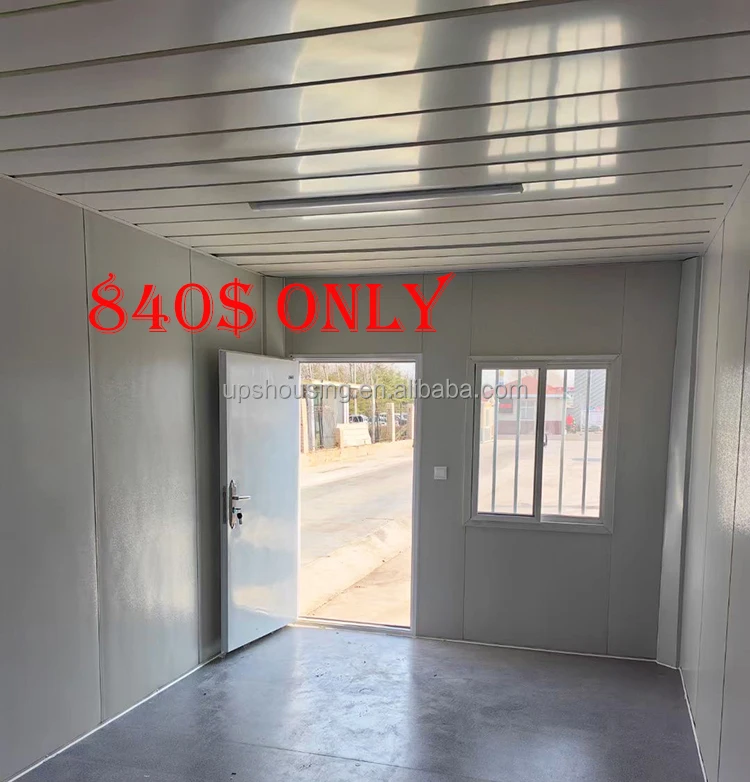 UPS Wholesale prefab tiny home/french granny tube/mobile house 20 feet container house standard for Africa Southeast Asia  India