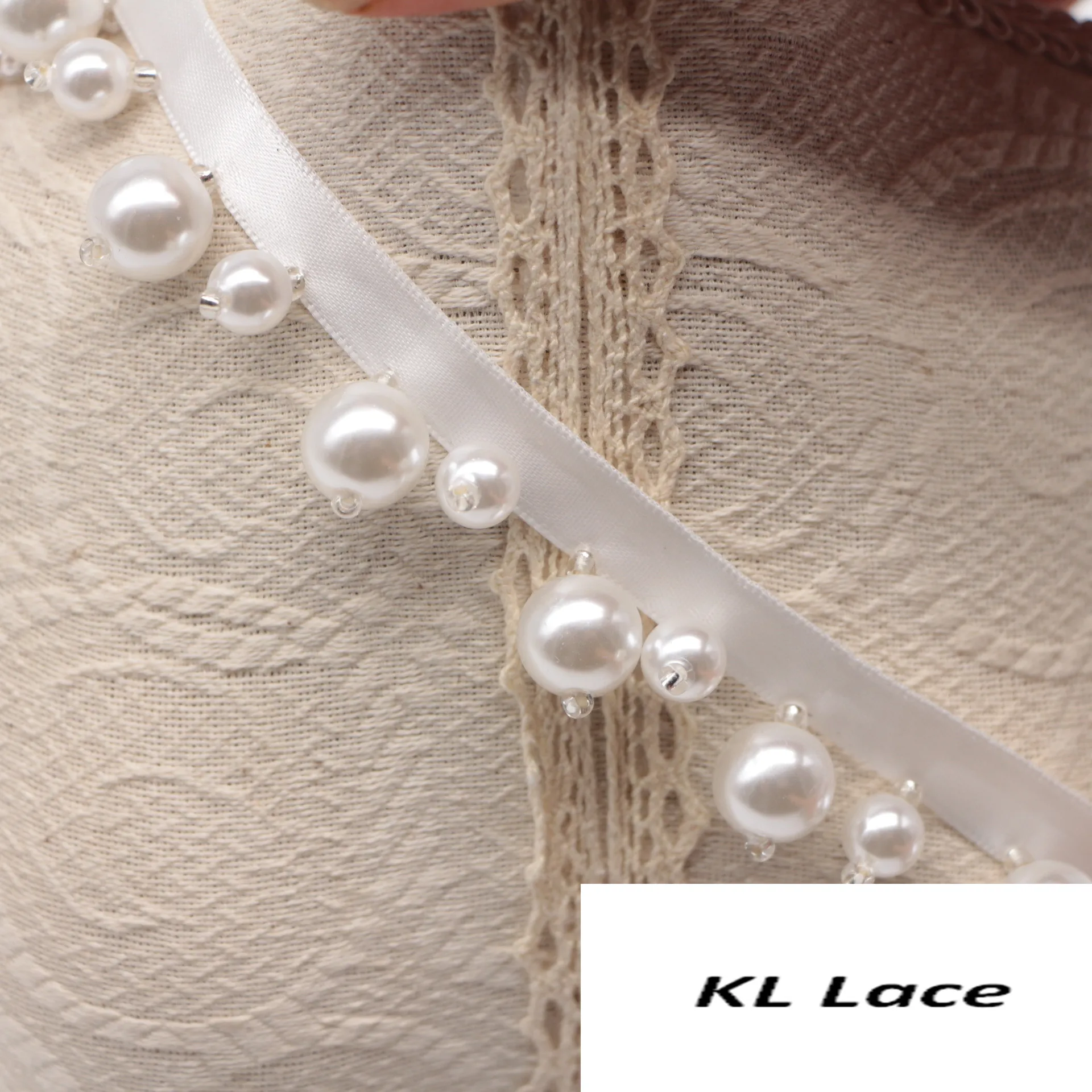 Width 3-20 cm Red white black Glass Crystal Pearl Tassel Fringe lace ribbon for Stage Wear Party dress Curtain cheongsam