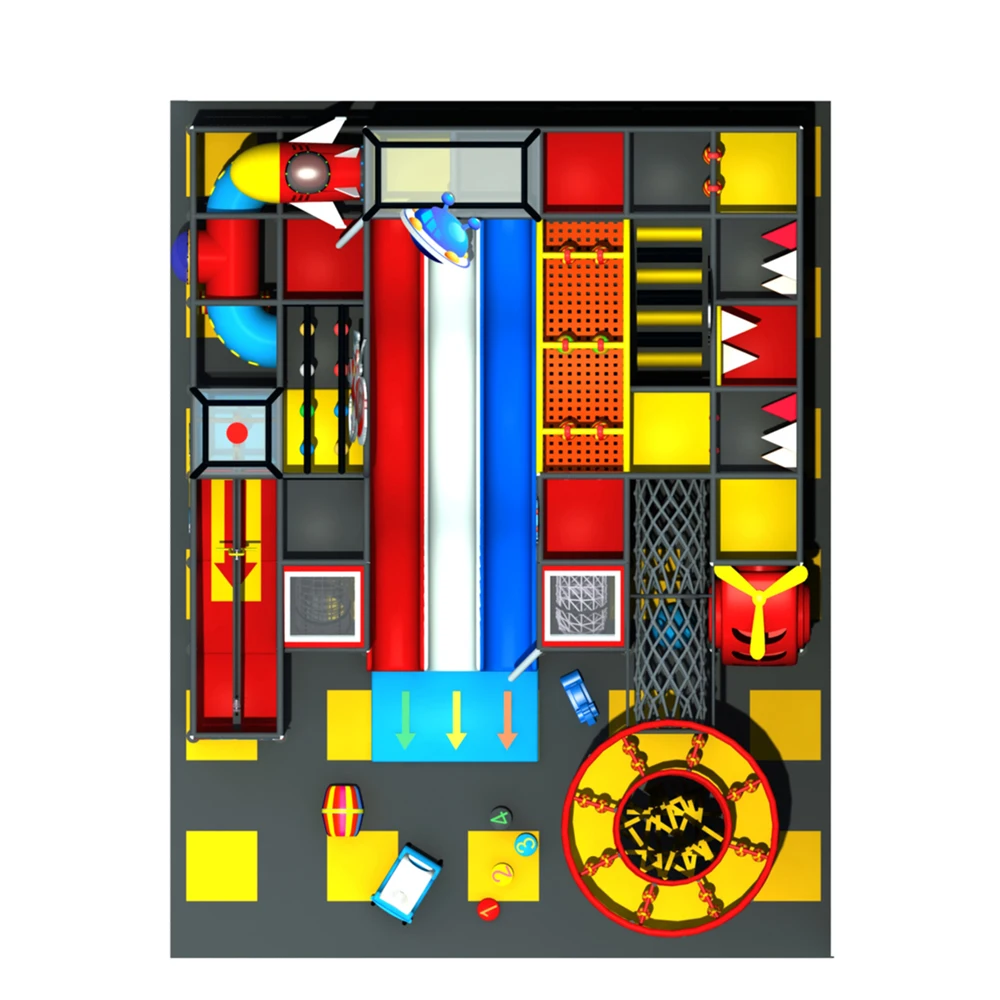 Best Seller Kids Indoor Playground Toys Children Play Area Equipment For Sale OL-BY011