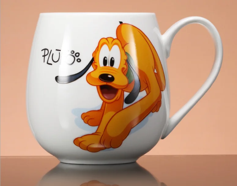 
mickey mouse and minnie coffee mug for kids 
