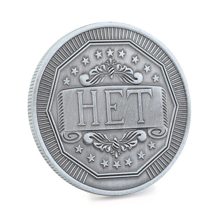 ELIZABETH II D.G.REGINA Customized Metal Silver Plate Coin