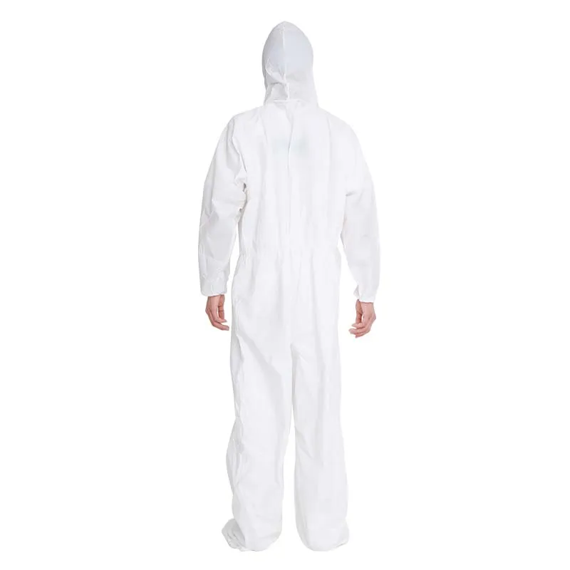 OEM Type 5/6 Coverall ppe Kit Suit Anti-Asbestos Safety Clothing Protective Clothing SMS 50/60Gsm Industrial Work Clothes