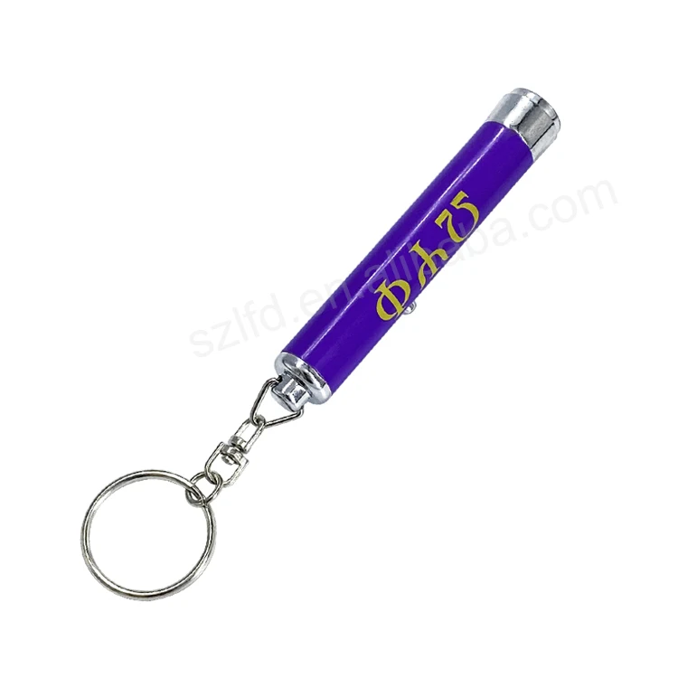Promotion  Advertising WEDDING GIFT Customized  Logo Projector logos torch  Led Light Up key Ring