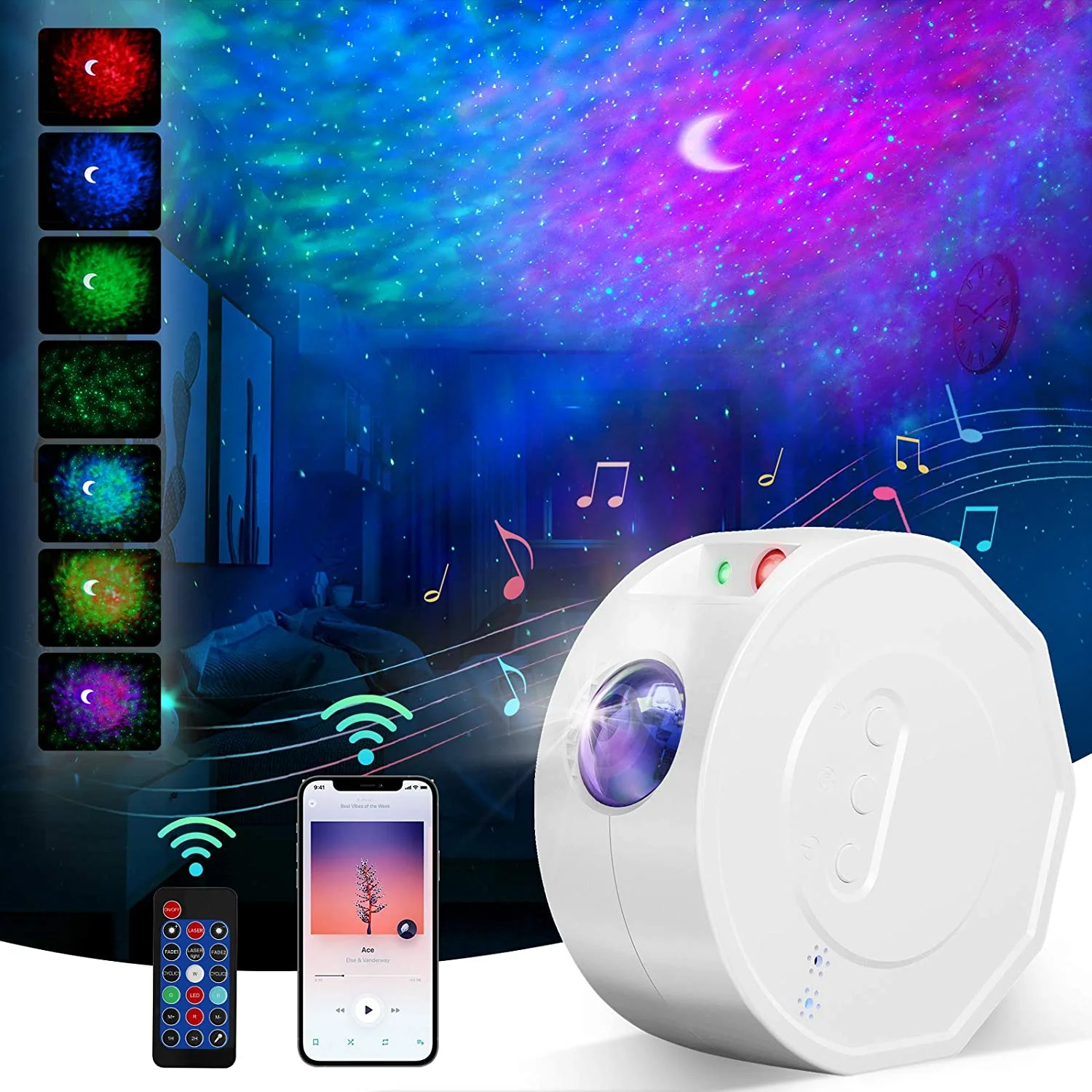 Excel Digital LED proyector de galaxia discoteca ocean galaxy projector galaxy beam projector star sky projector for bedroom