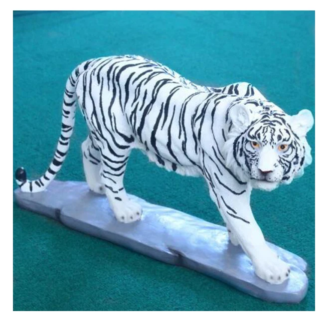 Tiger animal resin sculpture