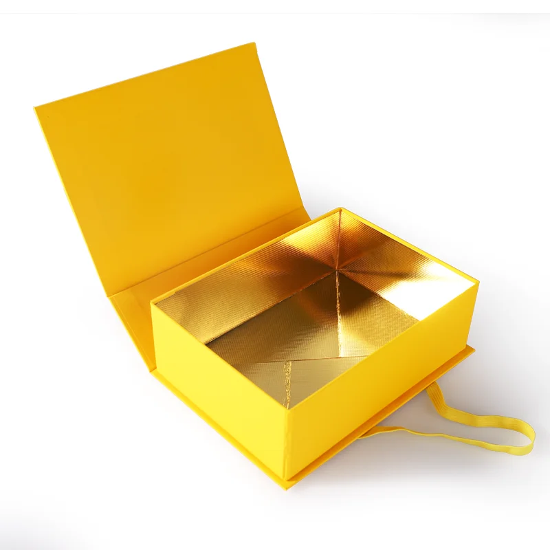 2022 New Design Custom Rigid Cardboard Paper Packaging Evening Dress Clothing Foldable Magnetic gift cardboard box with Ribbon