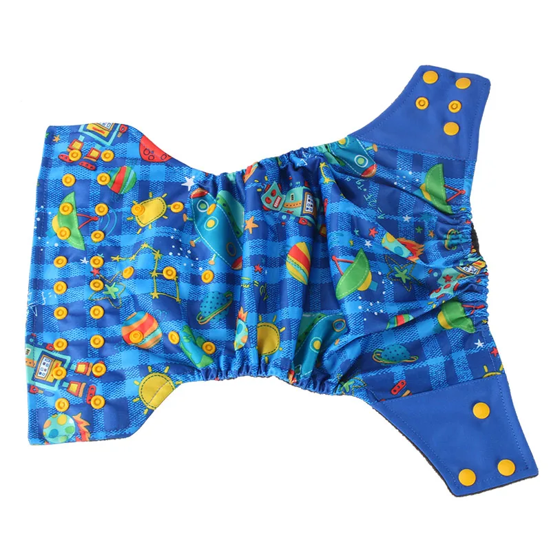  New Design Adjustable Wholesale reusable baby washable cloth diapers AI2 waterproof Bamboo Charcoal pocket