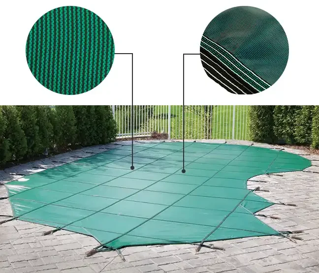 Mesh High Strength Solid Pool Cover for Swimming Pool Winter Safety Cover