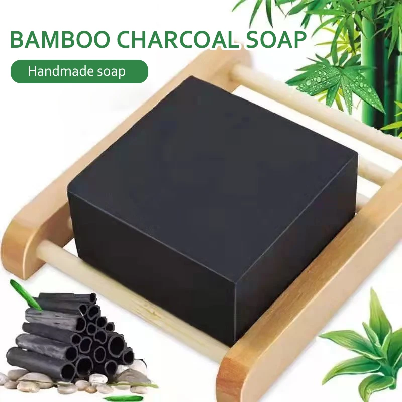 RTS Herbal Face Bath Bodycare Vegan Organic Essential Oil Natural Whitening Essence Bamboo Charcoal Handmade Soap