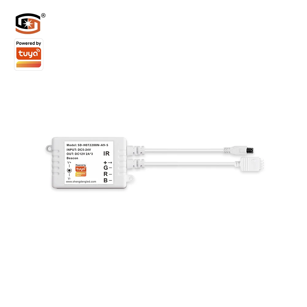 Alexa Google Home Tuya Wifi IP65 Flexible Waterproof 5M/10M LED Strip Light controller WIFI Strip LED Light RGB