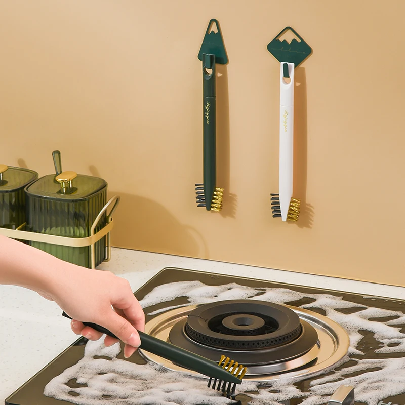 Kitchen Three-in-one Multifunctional Cooktop Cleaning Range Hood Degreasing Brush
