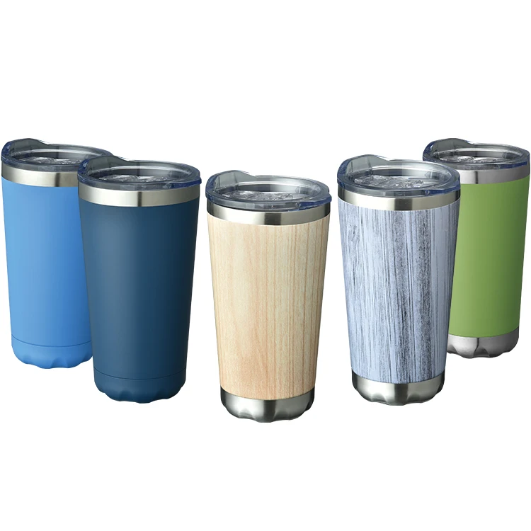 
Straight Tumbler Customized Logo Stainless Steel Vacuum Cooler Coffee Mug 