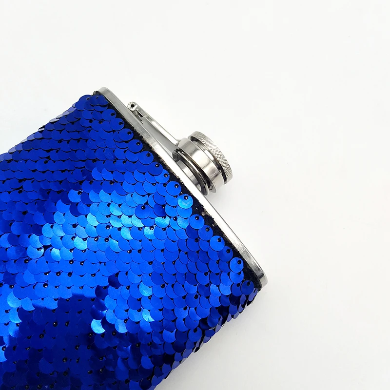 Funny novelty personalized Birthday mermaid stainless steel hip flask