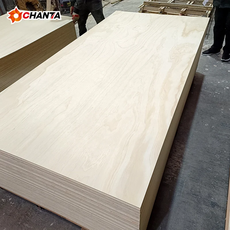 Chanta China Factory 9mm 15mm 18mm Pine Plywood Sheet 4x8 For Construction