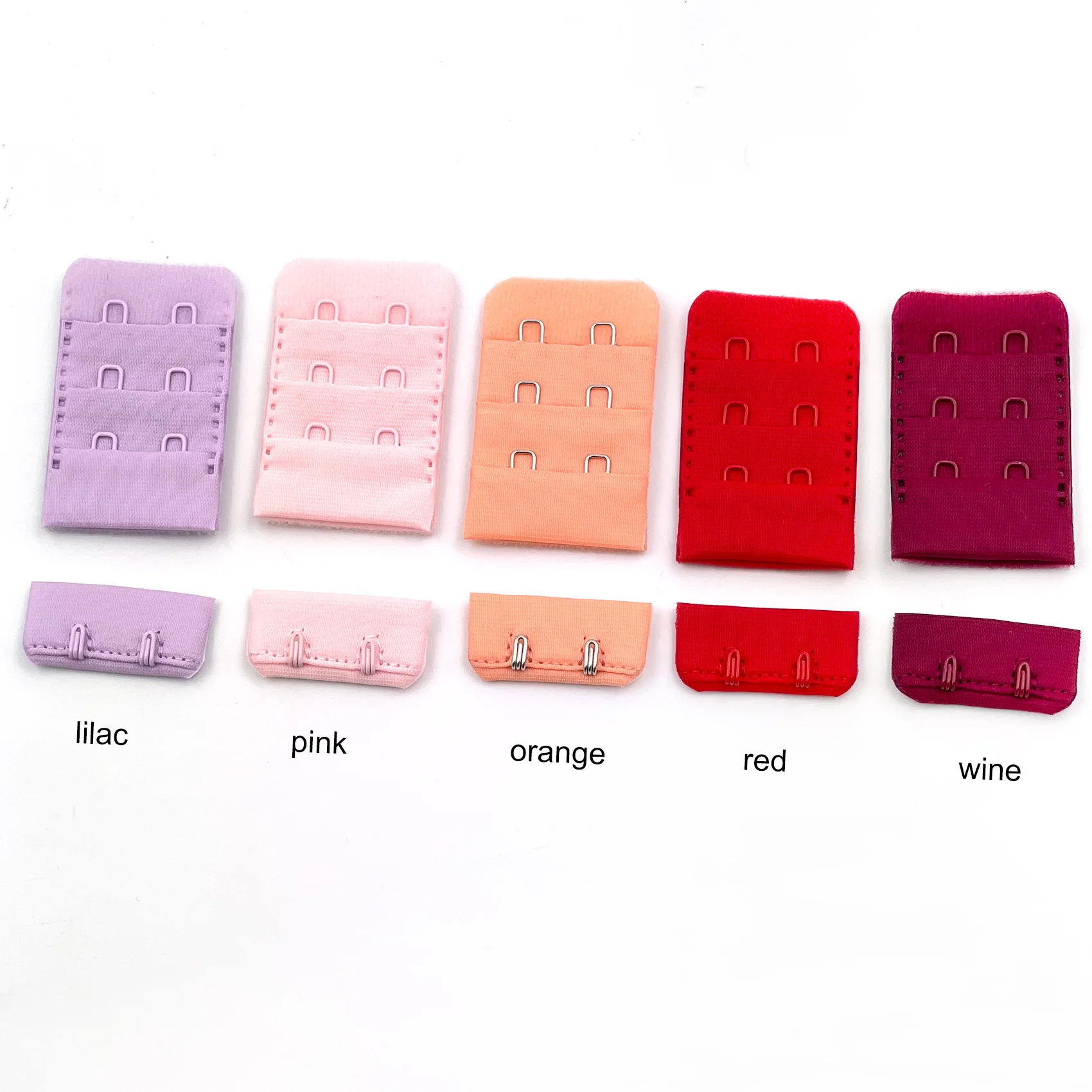 3x2 32mm bra nylon hook and eye closure