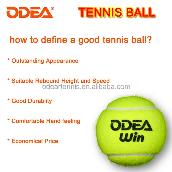 Odear Championship Tennis Ball Manufacturer Extra Duty 57% Wool Woven Felt Custom Wholesale Tennis Balls