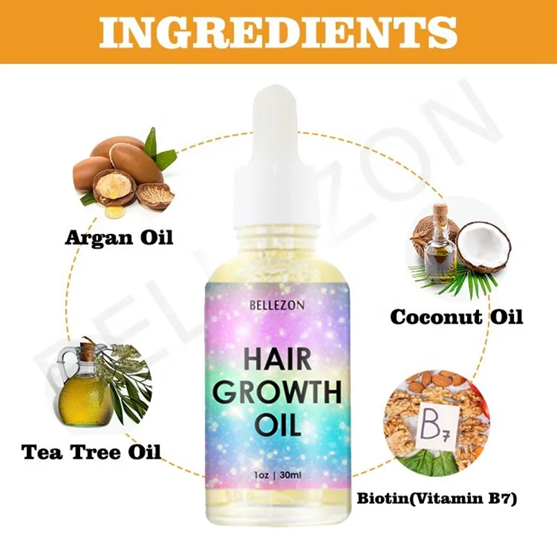
Wholesale Private Label Natural Anti Hair Loss Hair Growth Oil Serum 