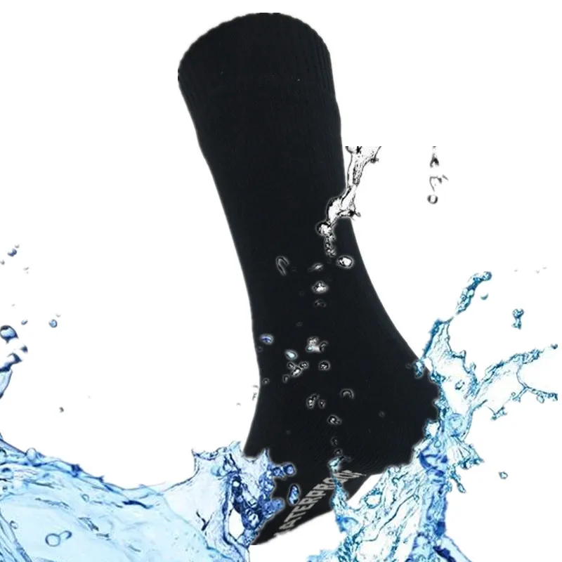 Waterproof Socks for Outdoor Sports Running Cycling Hiking Unisex Mid-Calf Merino Wool Socks for Men & Women