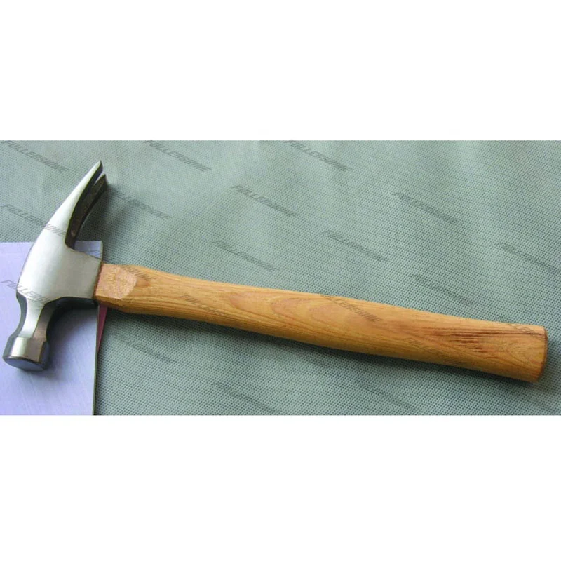 High quality Best Forged Carbon Steel Claw Hammer With Wooden Handle