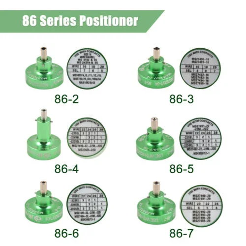 JRready ST5138 M22520/7 Positioner Kit 86-2, 86-3, 86-4, 86-5, 86-6, 86-7 Positioners Use with M22520/7-01 YJQ-W7A & YJQ-W7Q