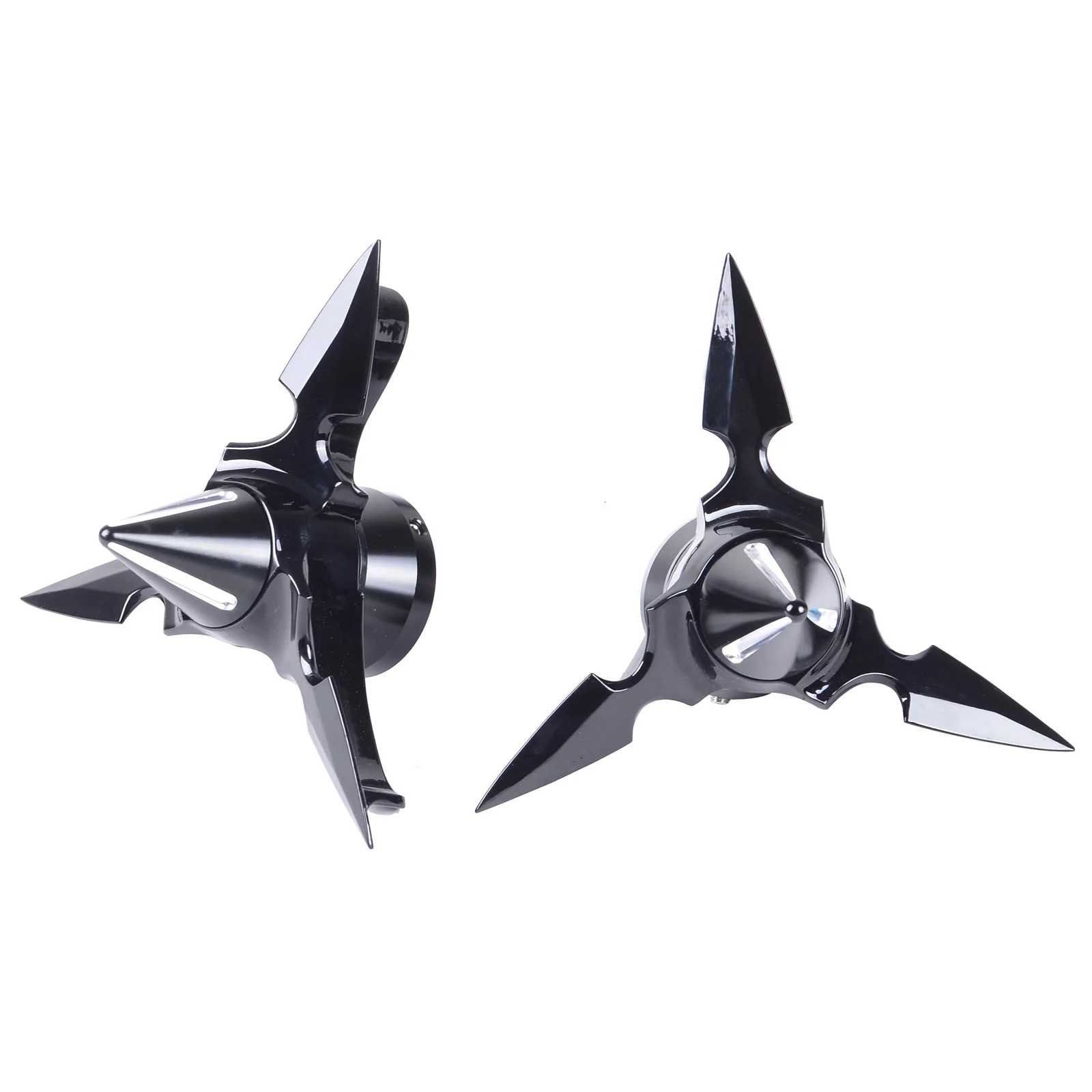 Motorcycle Spun Blade Spinning Front Axle Cap Nut Covers ABS For Harley Touring Softail Dyna Sportster XL 883 1200 XG Road Glide