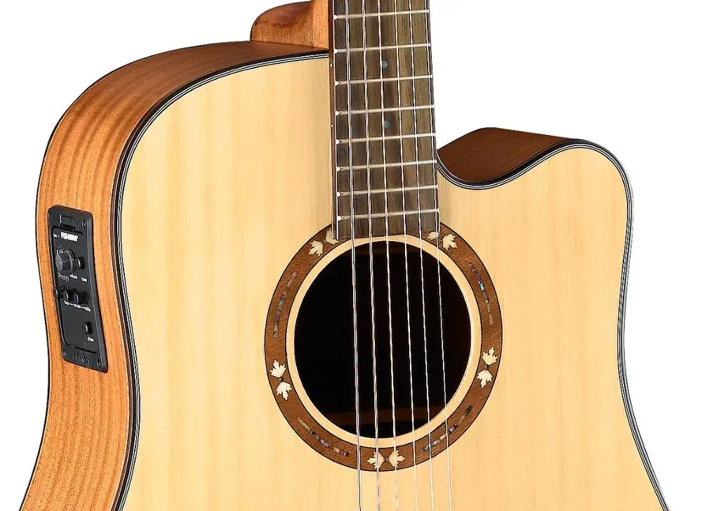 41 inch Electric Acoustic Guitar Solid spruce made in china with EQ acoustic guitar