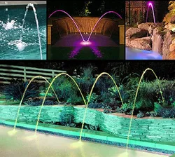 Разноцветная насадка для фонтана из ламинара