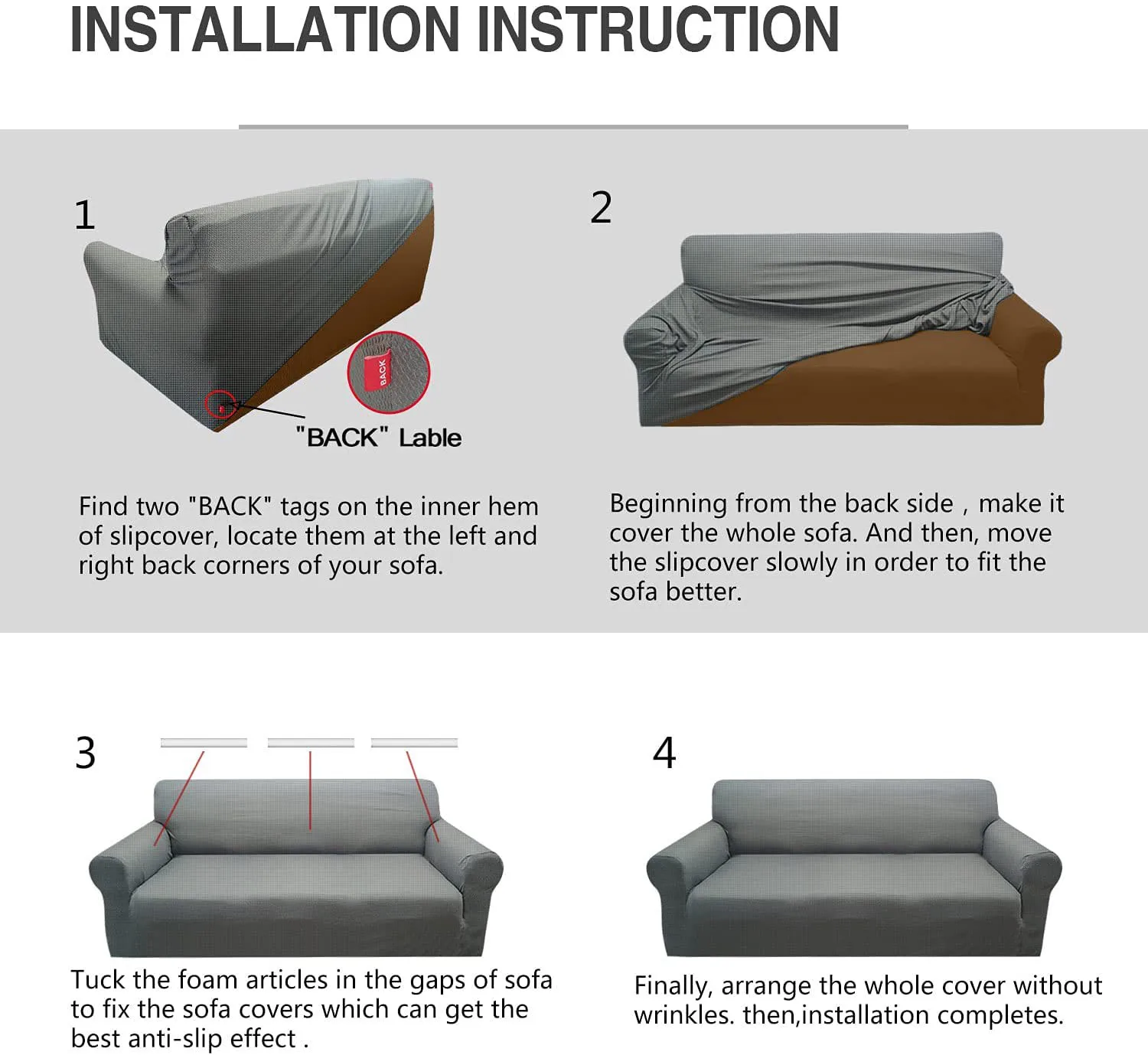 European-style Simple Sofa Cover Four Seasons water-repellent Fabric Non-slip Sofa Cover