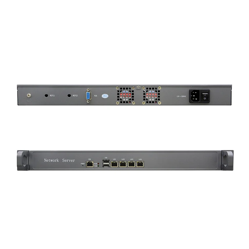 4 LAN Celeron J4125 RJ45 Console Security Pfsense Hardware Firewall Router MINI-PCIE support WIFI/3G/4G