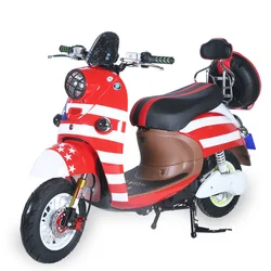 Lead Acid 2 Wheel Electric Scooter Hot Sale High Quality Hydraulic Shock Absorption 48V Adult Motorcycle with Disc Brake CN;JIA