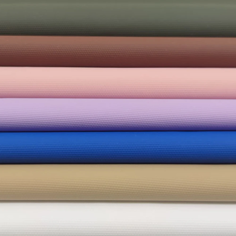 New Fashion Waterproof 900D Polyester Oxford Fabric Release Paper Transfer PU Film Bag Fabric